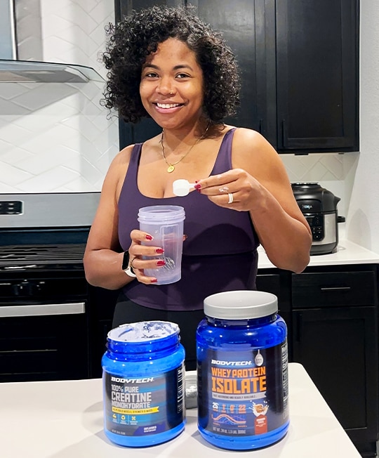 BodyTech's Whey Protein Isolate | 100% Pure Creatine Monohydrate