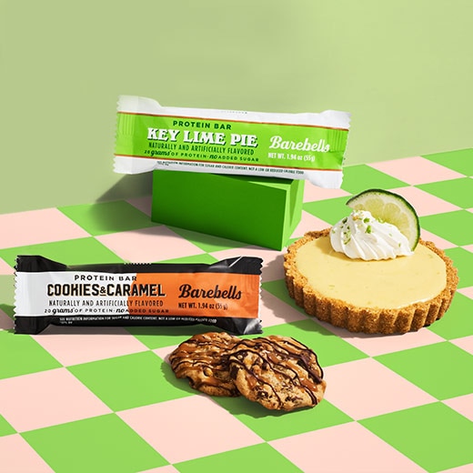 BOGO 50% Off Barebells cases* like Key Lime Pie and Cookies and Caramel. Shop for these products
