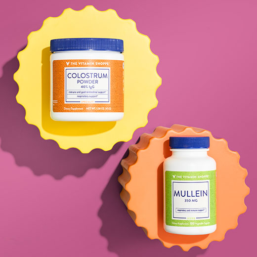 B2G1 Free The Vitamin Shoppe® brand Colustrum and Mullein. Shop for these products