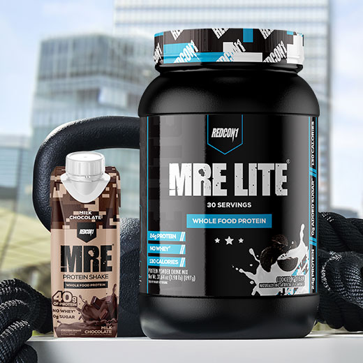 BOGO Free RedCon1 products like MRE and MRE Lite. Shop for these products