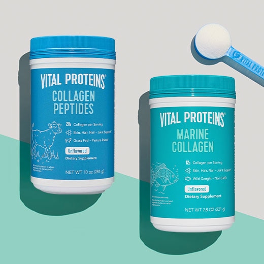 Vital Proteins Collagen Peptides and Marine Collagen. Shop for these products
