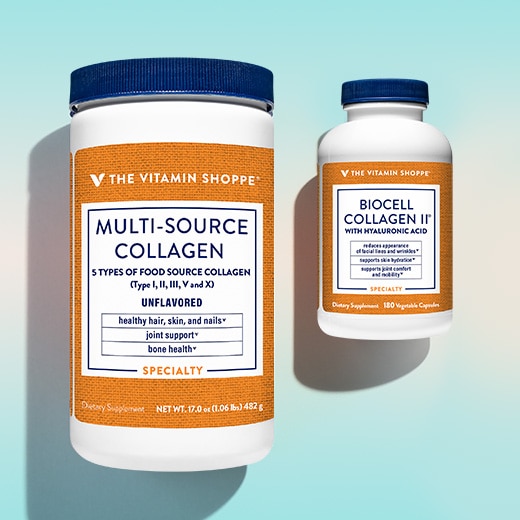 25% Off collagen from The Vitamin Shoppe® brand*. Shop for these products