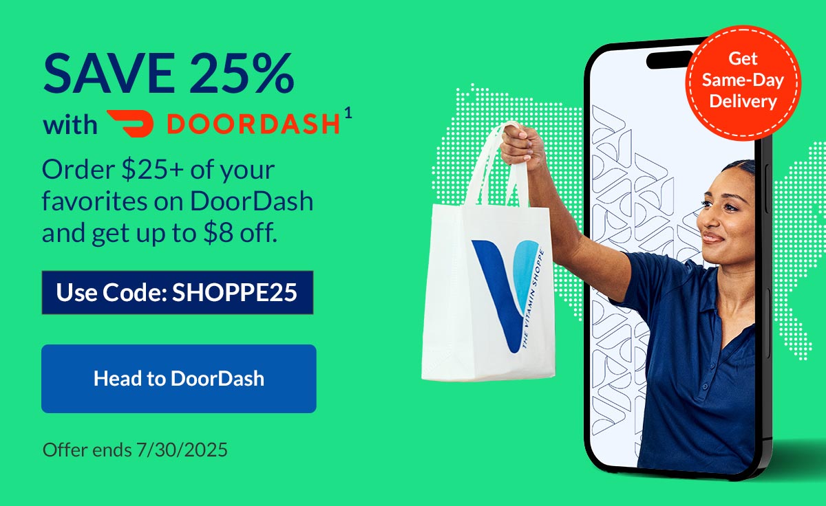 Save 25% with DoorDash. Order $25+ of your favorites on DoorDash and get up to $8 off. Use Code: SHOPPE25. Head to DoorDash. Offer ends 7/30/2025. Get Same Day Delivery
